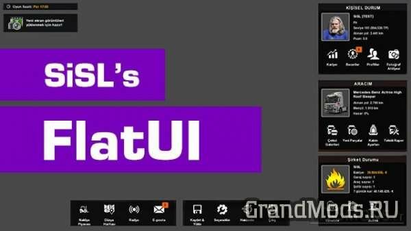 SiSL's FlatUI (ETS2 & ATS)