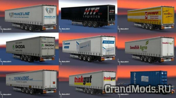 Trailers Pack by Mako8841 [ETS2]