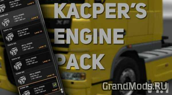 Kacper's Engine Pack V1.7 [ETS2]