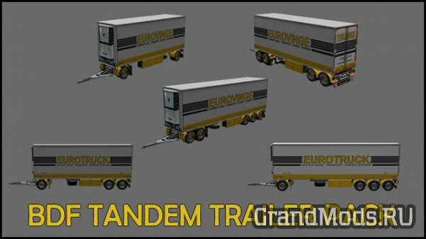 BDF Tandem Trailer Pack v1.5 [ETS2 v.1.28]
