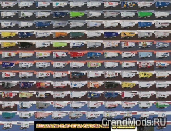 Pack of Skins with RU/UA/BY CIS Companies [ETS2]