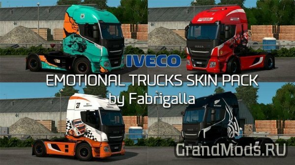 Emotional Trucks Skin Pack IVECO Stralis [ETS2]