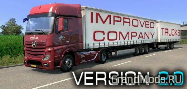 Improved company trucks v2.0 [ETS2 1.28]