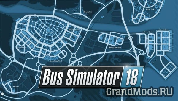 Игровая территория в Bus Simulator 18