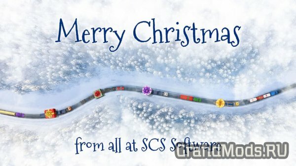 Команда SCS Software желает нам, счастливых праздников!