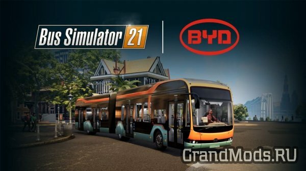 Городские электробусы BYD eBUS в Bus Simulator 21