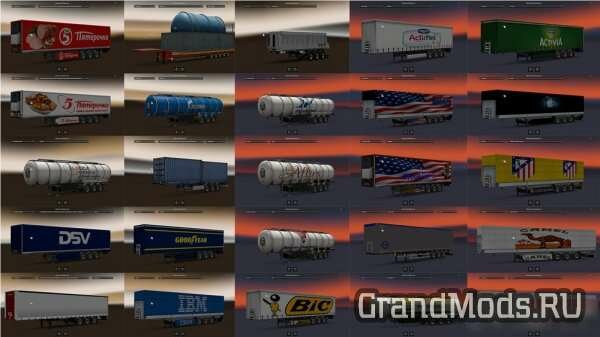 Trailers Pack By Gile004 v 4.0 [ETS2 1.24]