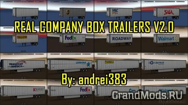 Real Company Box Trailers v 2.0 [ATS]