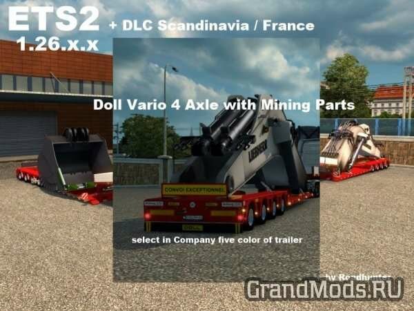 Doll Vario 4Achs with Mining Parts [ETS2]