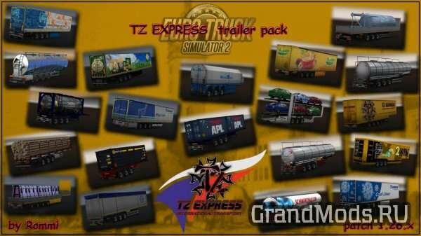 TZ Express Trailers Pack [ETS2 v.1.27.x]