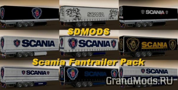 Scania Fan Trailers Pack v 1.0 [ETS2]