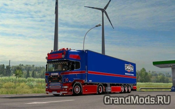 Scania RJL Red & Blue Skin Combo Pack + Accessory v 1.1 [ETS2]