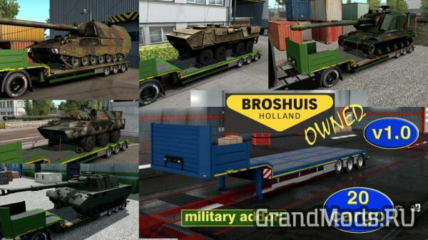 Military addon for Broshuis v1.2 [ETS2]