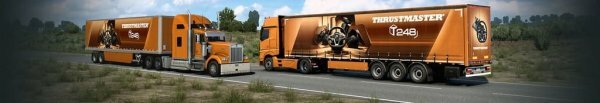 Ивент World of Trucks по доставке рулевого колеса Thrustmaster T248