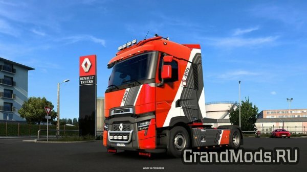 Вышел набор тюнинга на грузовик Renault T для ETS2