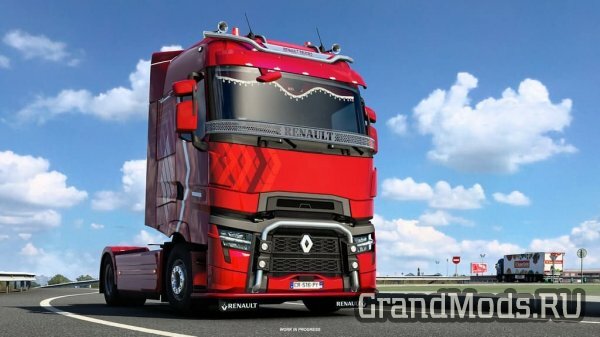 Вышел набор тюнинга на грузовик Renault T для ETS2