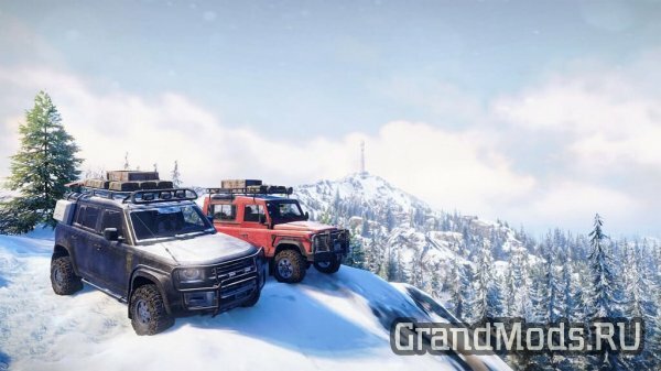 Вышел набор Land Rover Dual Pack для SnowRunner